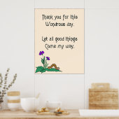 Dag van de wonderdag poster (Keuken)