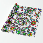 Dag van dodelijk Snoep Cadeaupapier (Uitgerold)