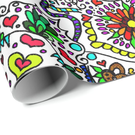 Dag van dodelijk Snoep Cadeaupapier (Rol Hoek)