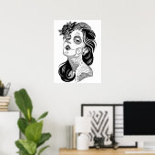 Dag van dood meisje poster (Thuiskantoor)