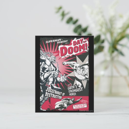 Dag van Doom Comic Briefkaart (Staand voorkant)