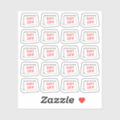 Dag van Geen Werk Relax Dag Kalender Bujo Planner Sticker (Vel)