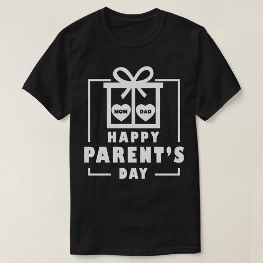 dag van gelukkige ouders t-shirt (Design voorkant)