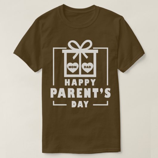 dag van gelukkige ouders t-shirt (Design voorkant)