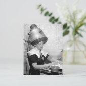 Dag van Glamor  Beauty Parlor New York City Briefkaart (Staand voorkant)