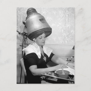 Dag van Glamor Beauty Parlor New York City Briefkaart