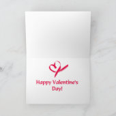 DAG VAN HAPPY VALENTINE FEESTDAGEN KAART (Binnen)