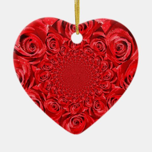 DAG VAN HAPPY VALENTINE KERAMISCH ORNAMENT (Voorkant)