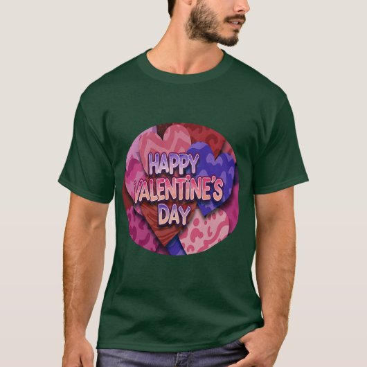 DAG VAN HAPPY VALENTINE T-SHIRT (Voorkant)
