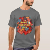 DAG VAN HAPPY VALENTINE T-SHIRT (Voorkant)