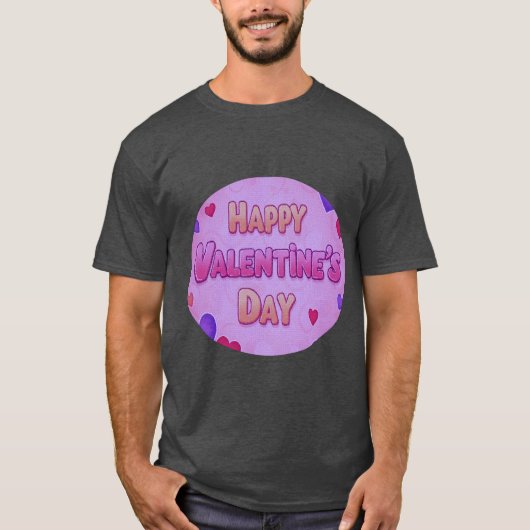 DAG VAN HAPPY VALENTINE T-SHIRT (Voorkant)