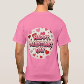 DAG VAN HAPPY VALENTINE T-SHIRT (Achterkant)