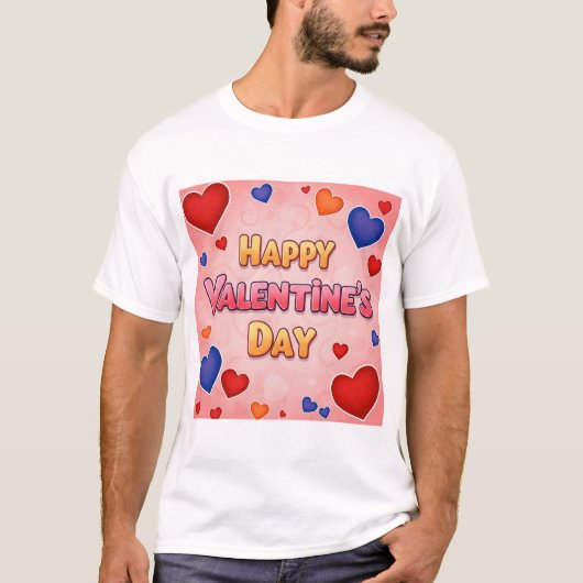 DAG VAN HAPPY VALENTINE T-SHIRT (Voorkant)