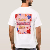 DAG VAN HAPPY VALENTINE T-SHIRT (Achterkant)