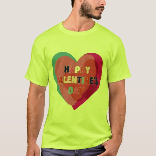 DAG VAN HAPPY VALENTINE T-SHIRT (Voorkant)