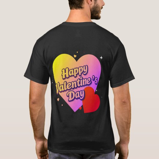 DAG VAN HAPPY VALENTINE T-SHIRT (Achterkant)