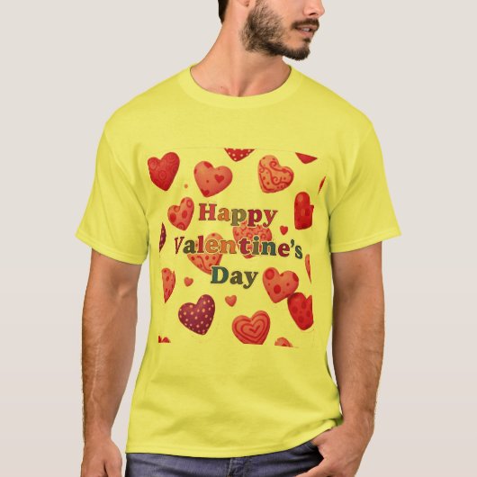 DAG VAN HAPPY VALENTINE T-SHIRT (Voorkant)