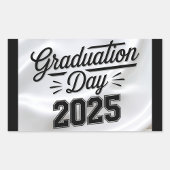 Dag van het afstuderen 2025 rechthoekige sticker