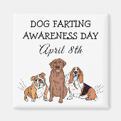 Dag van het Bewustzijn van de Dog-boer - 8 april Magneet (Voorkant)