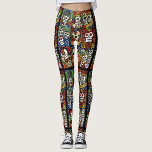 Dag van het Collectie van de dode suikerhuid Leggings
