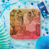 Dag van het Dead Paper - José Guadalupe Posada Papieren Bordje (Feest)