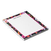 Dag van het Dead Sugar Skull Pattern op maat Notitieblok (Schuin)