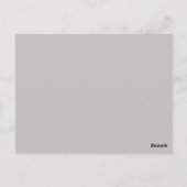 Dag van het dode briefkaart (Achterkant)