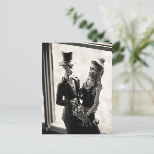 dag van het dode briefkaart (Staand voorkant)