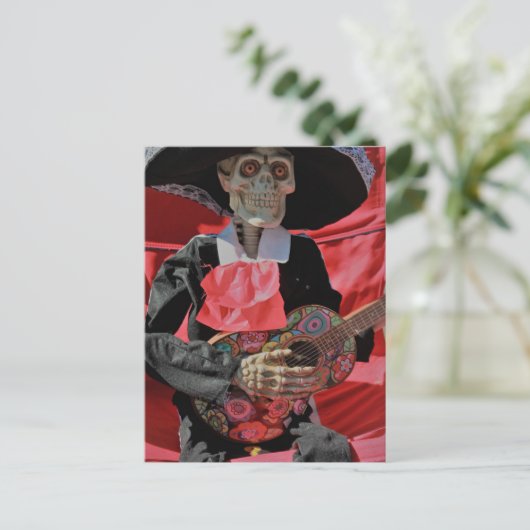 dag van het dode briefkaart (Staand voorkant)