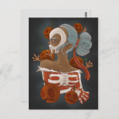 dag van het dode briefkaart (Voorkant / Achterkant)