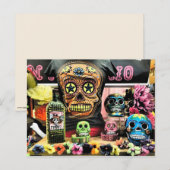 Dag van het dode briefkaart (Voorkant / Achterkant)