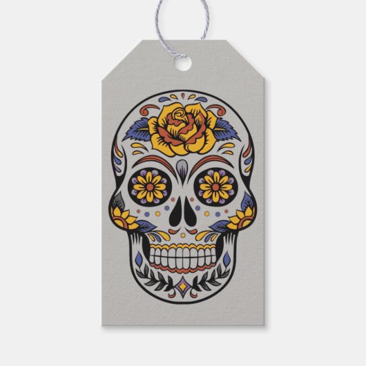 Dag van het dode geschenk labels cadeaulabel (Voorkant)