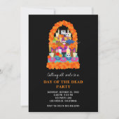Dag van het dode halloween feest aankondiging (Voorkant)