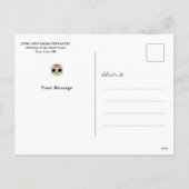 Dag van het dode halloween feest feestdagenkaart (Achterkant)