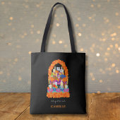 Dag van het dode halloween feest tote bag