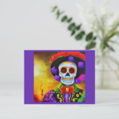 Dag van het Dode Man 1 Feestdagenkaart (Staand voorkant)