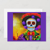 Dag van het Dode Man 1 Feestdagenkaart (Voorkant / Achterkant)