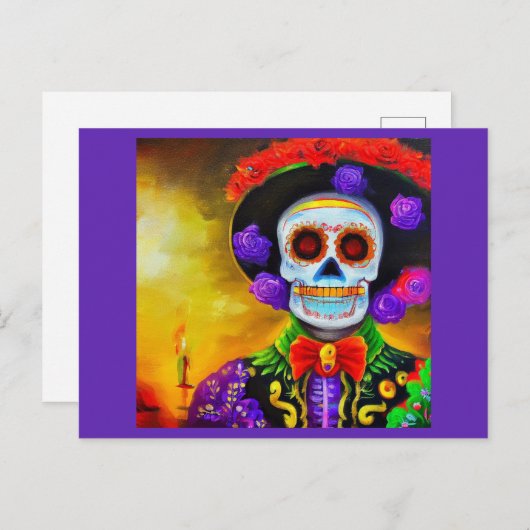 Dag van het Dode Man 1 Feestdagenkaart (Voorkant / Achterkant)