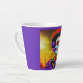 Dag van het Dode Man 1 Latte Mok (Linkerhoek)