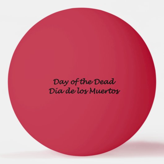 Dag van het Dode Man (1) Pingpongbal (Achterkant)