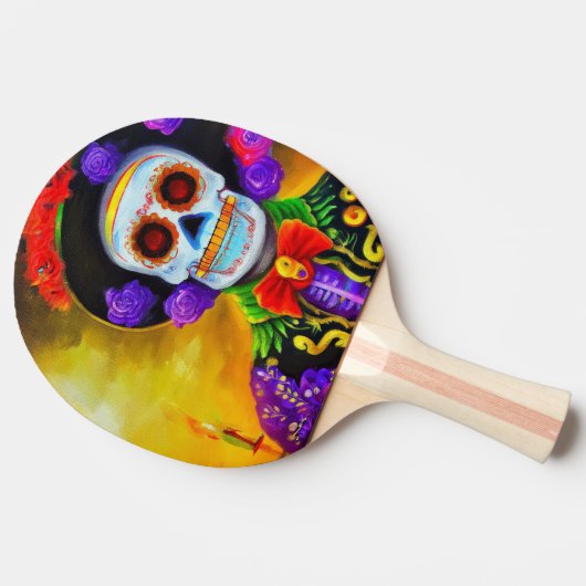 Dag van het Dode Man (1) Tafeltennisbatje (Zijkant)
