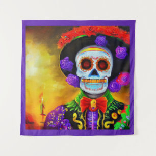 Dag van het Dode Man 1 Wandkleed