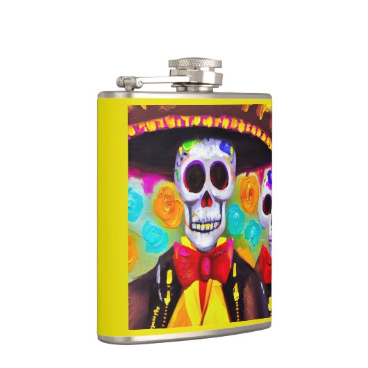 Dag van het Dode Man 2 Heupfles (Rechts)