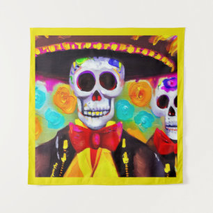 Dag van het Dode Man 2 Wandkleed