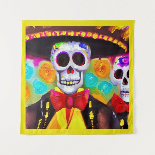 Dag van het Dode Man 2 Wandkleed (Voorkant)