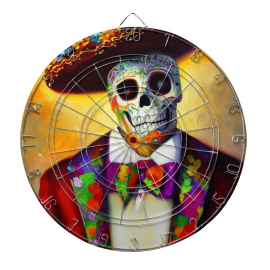 Dag van het Dode Man (3) Dartbord (Voorkant)