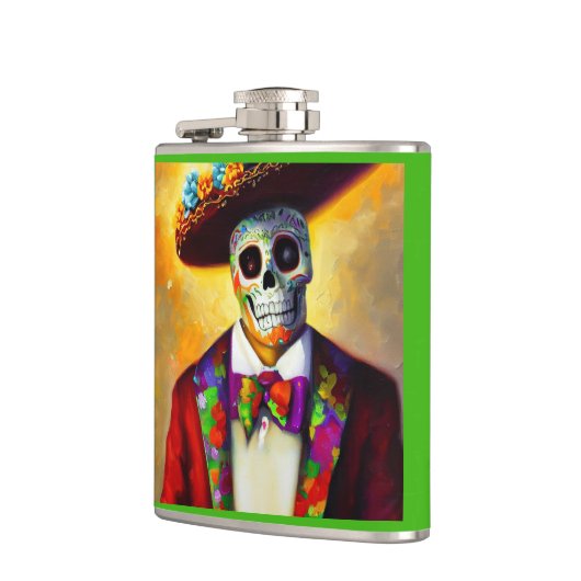 Dag van het Dode Man 3 Heupfles (Links)