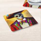 Dag van het Dode Man 3 Kartonnen Onderzetters (Schuin)