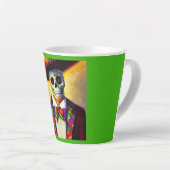 Dag van het Dode Man 3 Latte Mok (Rechterhoek)