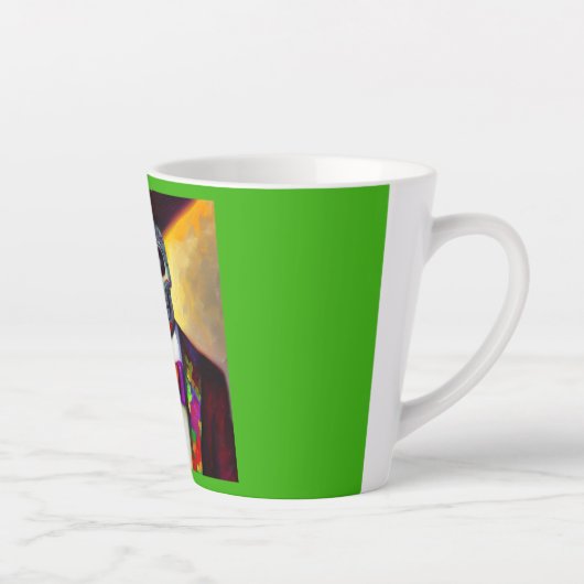 Dag van het Dode Man 3 Latte Mok (Rechts)
